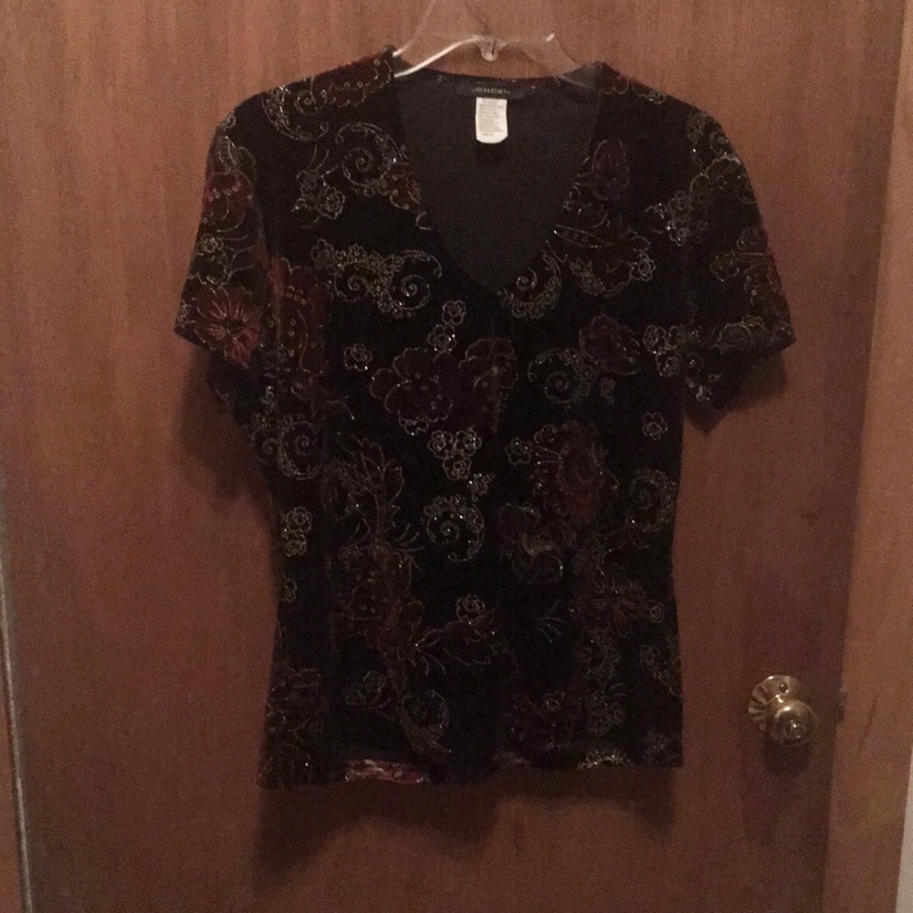 Velvet fancy ladies fancy blouse
